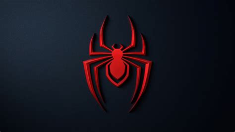[21++] Stunning Marvels Spider Man Miles Morales Logo Wallpapers