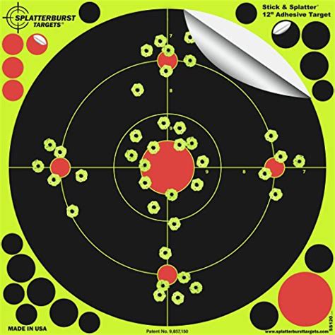 Splatterburst Targets Inc Splatterburst Targets -12 Inch Adhesive Stick ...