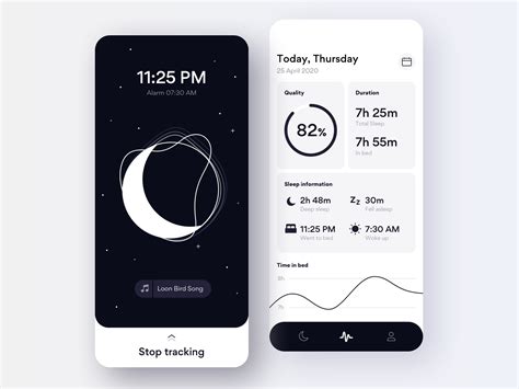 Sleep Tracking App by Olha Vdovenko for Flod on Dribbble