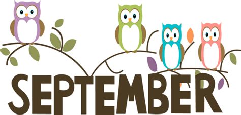 September Owls Clip Art - September Owls Image