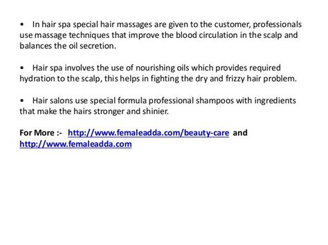 Hair spa treatments and its benefits