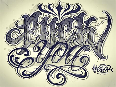 Pin by Nefarious on Lettering | Tattoo lettering fonts, Graffiti lettering, Chicano tattoos ...