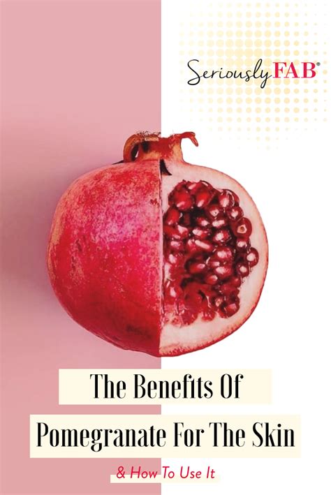 The many benefits of pomegranate for the skin and how you can add it to ...