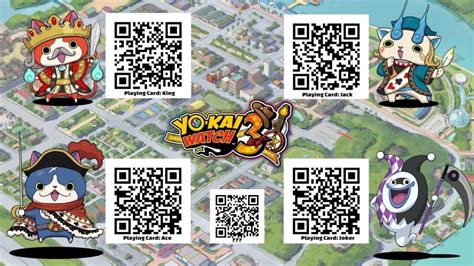 [Guide] List of officially released QR codes for Yo-kai Watch 3 ...