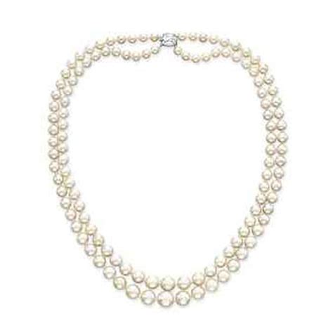 Cartier two-strand natural pearl necklace