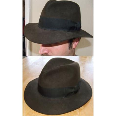 Amazon.com : Stetson Indiana Jones Hat (Fedora), Fur Felt, Size - 7 1/4, Style - "The Ark ...