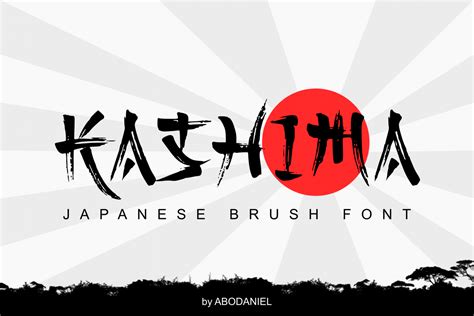 Japanese Brush Font - Homecare24