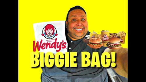 Wendy's® Biggie Bag REVIEW! - YouTube