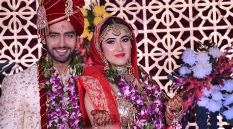 TV actors Rohit Purohit and Sheena Bajaj tie the knot | Television News ...