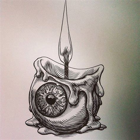 Creepy Eyeball Drawing at GetDrawings | Free download