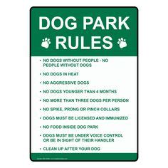 dog park rules - Google Search Pet Boarding, Animal Boarding, Farm Dogs Breeds, Dog Daycare ...