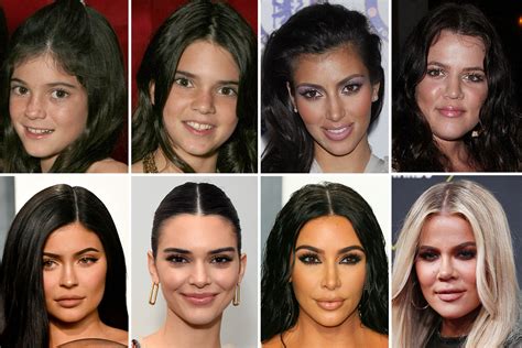 Kardashian-Jenner's before and after - how the KUWTK stars have changed through the years from ...