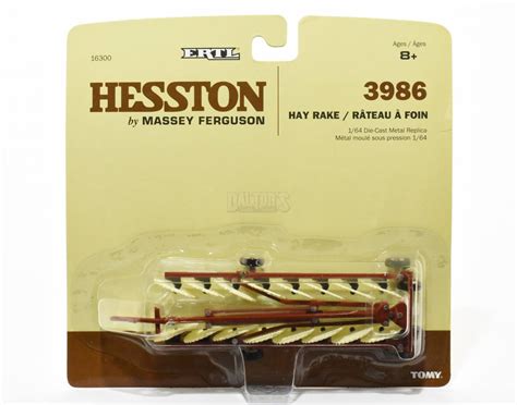 1/64 Hesston 3986 Hay Rake by Massey Ferguson - Daltons Farm Toys