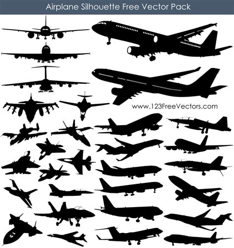 Aeroplane Vector Designs: Conquest Of Skies Art Collection | 123freevectors