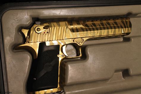 .44 Mag Desert Eagle Gold Tiger Stripe