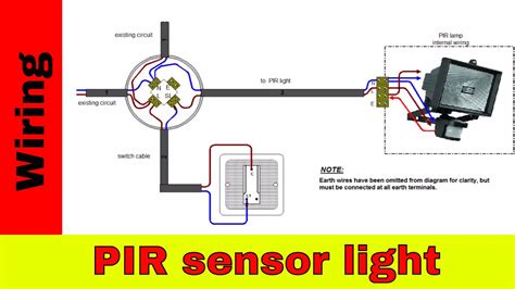 Motion Sensor Light Control Circuit Diagram
