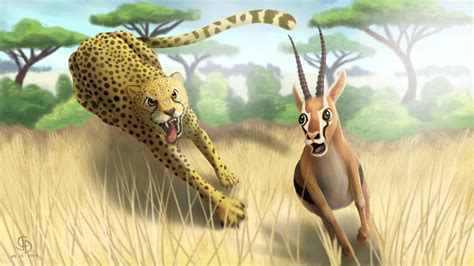 ArtStation - Cheetah Chase