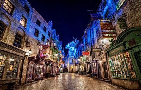 Обои Волшебный мир Гарри Поттера - Косой переулок (Diagon Alley), обои ...