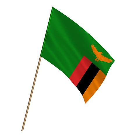 Isolated national flag of Zambia 23636376 PNG