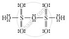 Draw the Structures of the Following : H2s2o7 - Chemistry | Shaalaa.com