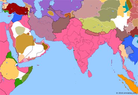 Historical Atlas of Southern Asia (28 November 1920) | Omniatlas