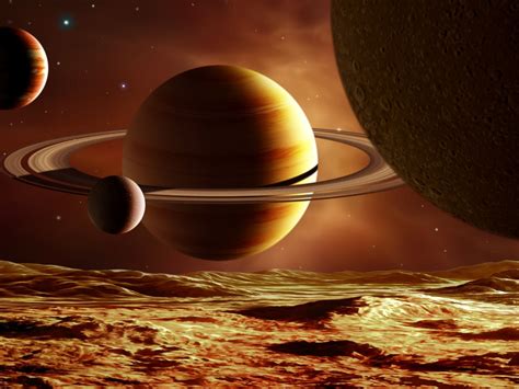 12 CG illustrator space planet universe-the universe stars planets ...