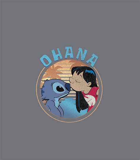 Disney Lilo Stitch Ohana Digital Art by Alaab Yasme - Fine Art America