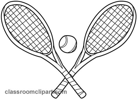 Free Tennis Racquet Clipart Black And White, Download Free Tennis Racquet Clipart Black And ...