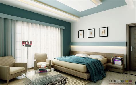 white teal bedroom platform bed | Interior Design Ideas