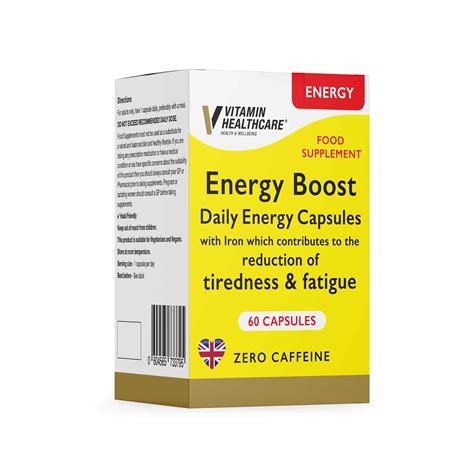 Energy Boost Capsules - Supplements Direct