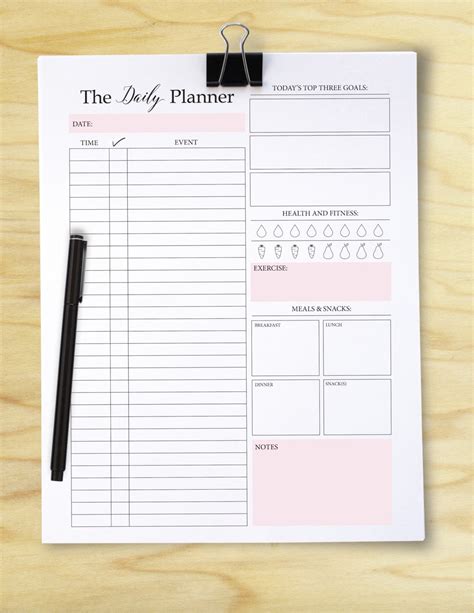 Free Printable Planner Inserts