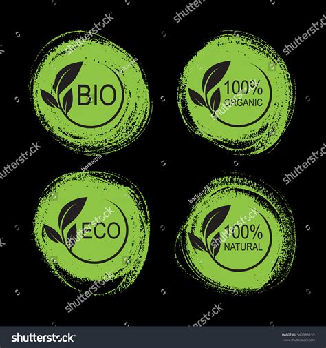 Natural Logo Vector Design Set Stock Vector (Royalty Free) 540988255 ...