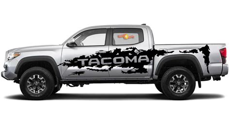 Product: TOYOTA TACOMA VINYL SIDE LARGE DECAL STICKER GRAPHICS STRIPE 2016-2019 Custom Car Vinyl ...