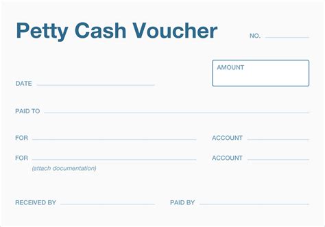 Free Printable Petty Cash Voucher - Free Printable