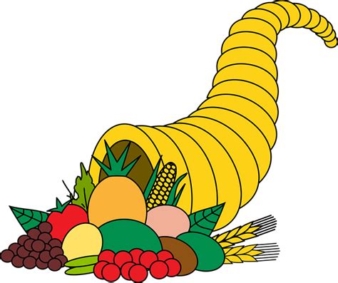 Download Cornucopia, Food, Fruit. Royalty-Free Vector Graphic - Pixabay