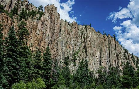 Palisades Sill - Cimarron Canyon State Park - New Mexico Photograph by Debra Martz