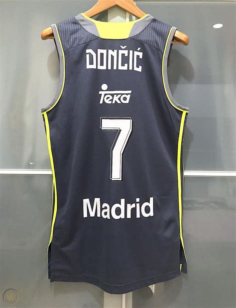 ADIDAS LUKA DONCIC REAL MADRID BASKETBALL JERSEY FIBA EUROBASKET CHAMP ...