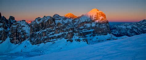 Mount Lagazuoi, in the heart of the Dolomites, UNESCO World Heritage