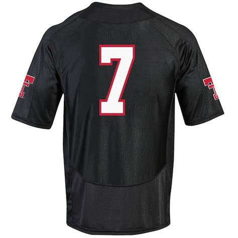 Texas Tech Red Raiders Under Armour No. 7 Replica Football Jersey ...