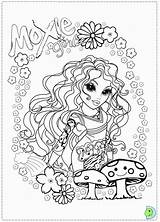 Moxie Girlz Coloring Page  Home sketch template