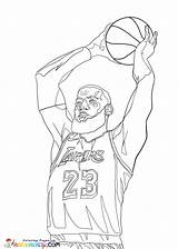 LeBron James Coloring Pages 3 Printable For Free Download sketch template