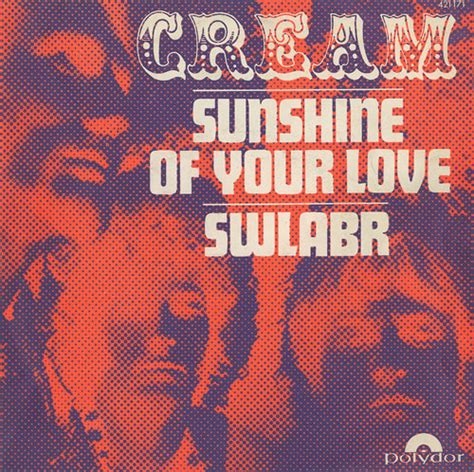 Cream Sunshine Of Your Love French 7" vinyl single (7 inch record / 45) (124852)
