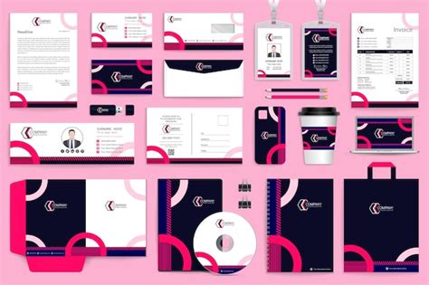 Premium Vector | Modern and creative corporate business stationery design template professional