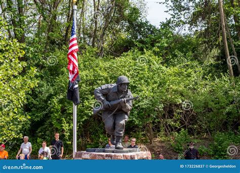 Major Richard Winters Statue Unveiled Editorial Photography - Image of ...