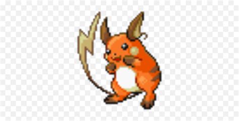 Raichu Front Sprite Shiny - Roblox Pokemon Shiny Raichu Sprite Png,Raichu Png - free transparent ...