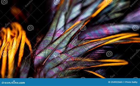 Rooster feathers stock image. Image of fire, nature - 254922665