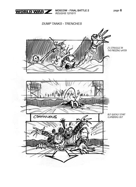 Movie Memorabilia Emporium: World War Z - Deleted Moscow sequence, storyboards
