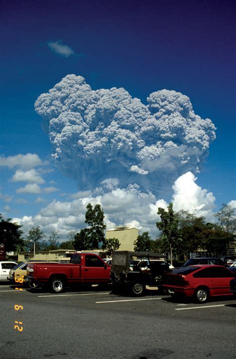 Mt Pinatubo During Eruption