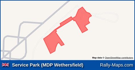 Service Park (MDP Wethersfield) stage map | Wethersfield Stages 2018 🌍 | Rally-Maps.com