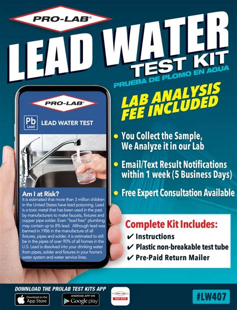 Lead In Water Test Kit – PRO-LAB® Test Kits